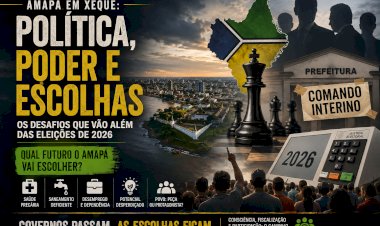 Entre Interinidades e Ambições: o Amapá no tabuleiro político de 2026