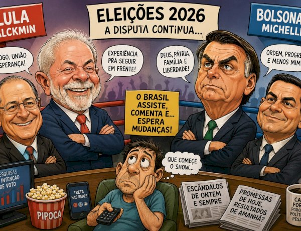 Lula x Bolsonaro em 2026: o Brasil preso no modo