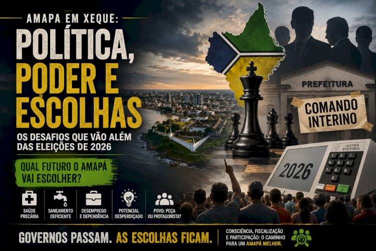 Entre Interinidades e Ambições: o Amapá no tabuleiro político de 2026