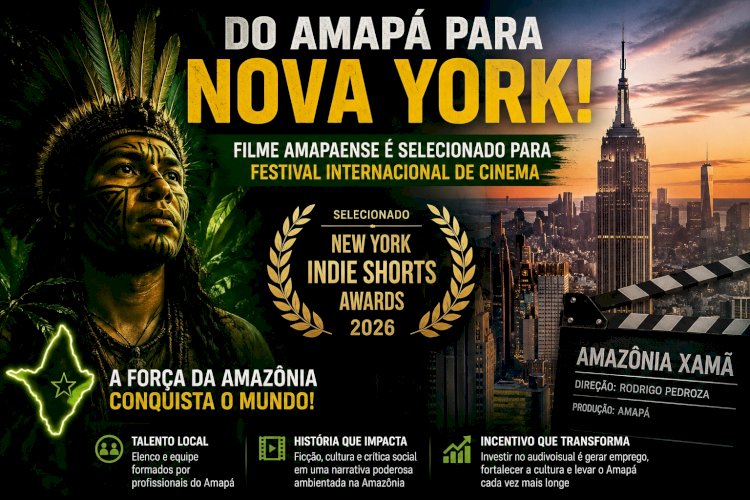 Do Amapá para Nova York: filme produzido na Amazônia conquista festival internacional e coloca estado nos holofotes do cinema mundial