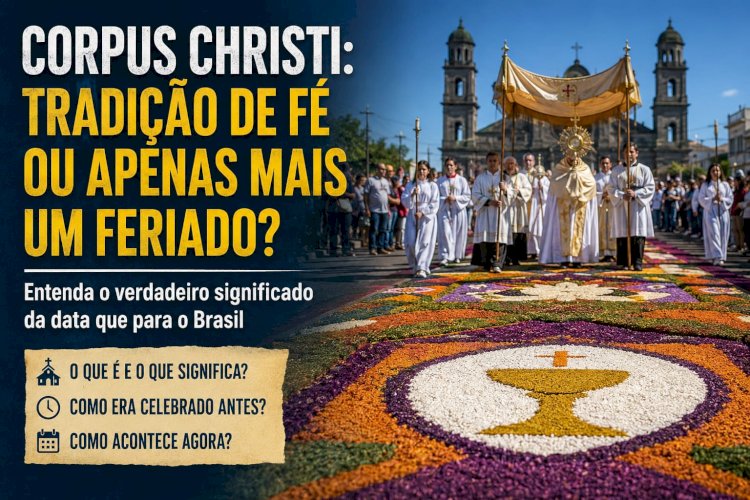 Corpus Christi: Tradição de Fé ou Apenas Mais um Feriado? Entenda o Verdadeiro Significado da Data que Para o Brasil