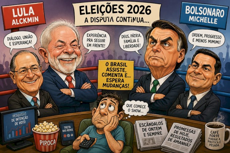 Lula x Bolsonaro em 2026: o Brasil preso no modo